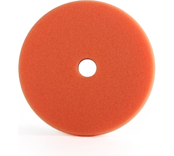 Диск полировальный поролоновый 150 мм, средней жесткости, гладкий, оранжевый, липучка SANDWOX 815.07.150.08 1