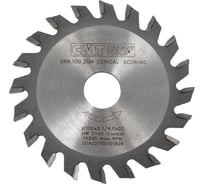 Диск пильный подрезной конический (100х20х3.1-4.0 мм; Z=20) CMT 288.100.20H
