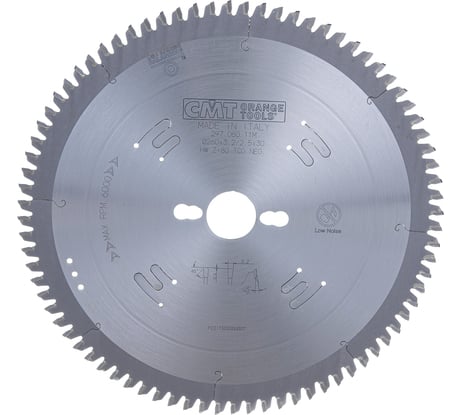 Диск пильный по металлу и ламинированным панелям (260х30х3.2/2,5 мм; Z=80) CMT 297.080.11M