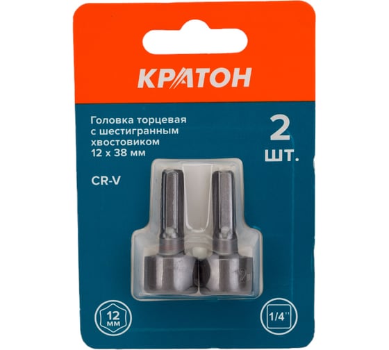 Бита-головка (12 мм; 38 мм) Кратон 1 12 02 058 1