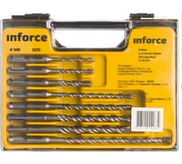 Набор усиленных буров SDS-plus (5-12 мм) 8 шт. Inforce 11-01-011