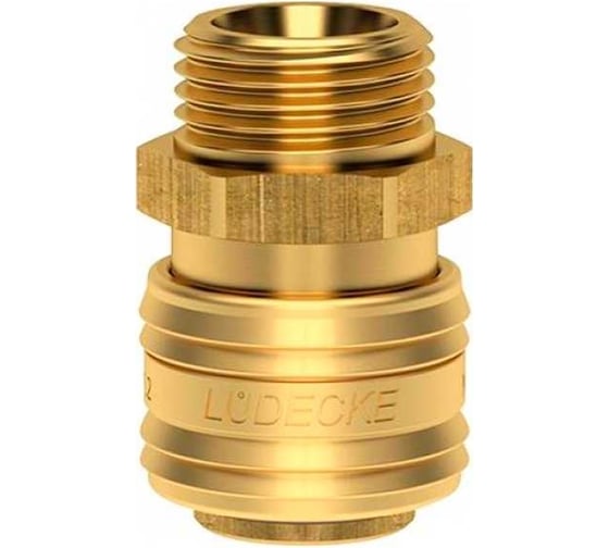 Быстросъемная муфта LÜDECKE с наружной резьбой 1/2" es 12 a В0000000200244