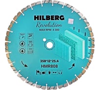 Диск алмазный отрезной Hilberg 350x25.4x12 Revolution HMR808