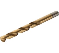 Сверло по металлу Титaн 4х43х75 мм, M2 TiN, DIN 338 NOVOCRAFT T3380401