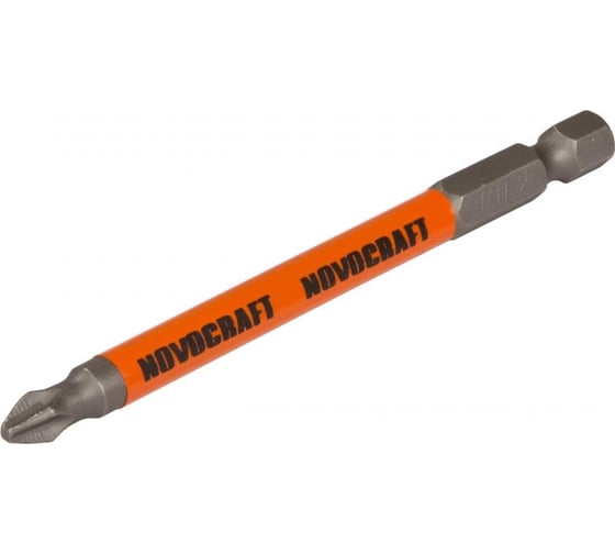 Биты для шуруповерта PH 2,110 мм, сталь S2, 5 шт NOVOCRAFT B42-23-11025G 1