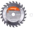 Диск пильный по дереву Кратон HOBBY 165x20 мм 24T 1 06 02 023 1