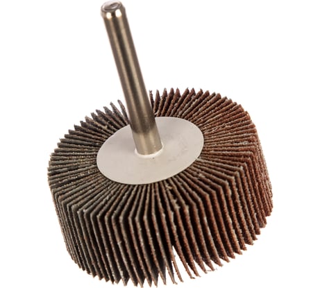 Круг шлифовальный веерный лепестковый (50х20 мм; P80; тип КЛО) Зубр 36601-080