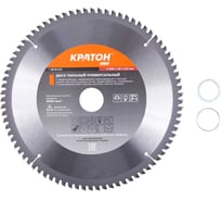 Диск пильный универсальный Кратон 250x32x2,9 мм 80Т в комплекте переходное кольцо 32x25,4 мм 1 06 04 013