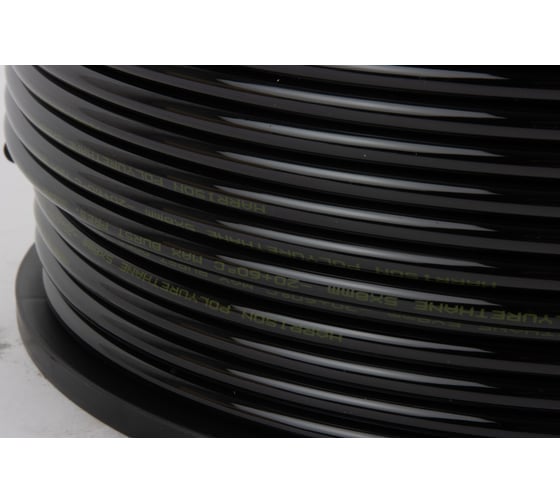 Трубка черная PU 5x8 мм, длина 100 м Harrison HUS0508-BK