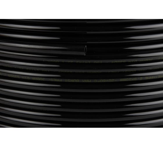 Трубка черная PU 6.5x10 мм, длина 100 м Harrison HUS6510-BK