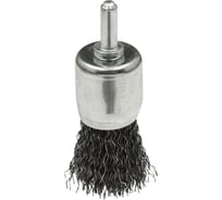 Щетка Мастер 182 концевая, гофрированная (19 мм, хв-к 6 мм, 50 шт) для дрелей Профоснастка 20205001