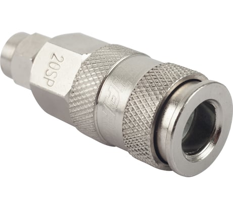 Пневматическое быстроразъемное соединение с обжимным креплением PU шланга 5x8 мм Harrison HRS-20SPA