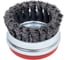 Щетка чашка усиленная для УШМ 75 мм, M14, витая проволока Gepard GP0860-75 4