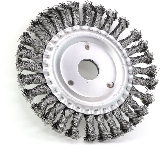 Щетка дисковая жгутовая 150x13x22.2 мм, ворс сталь 0.5 мм EuroBrush 13-013 EB-DST5L
