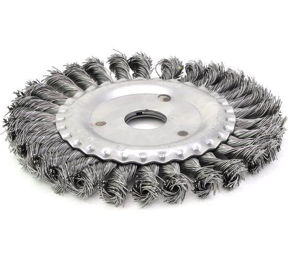 Щетка дисковая жгутовая 150x13x22.2 мм, ворс сталь 0.5 мм EuroBrush 13-013 EB-DST5L