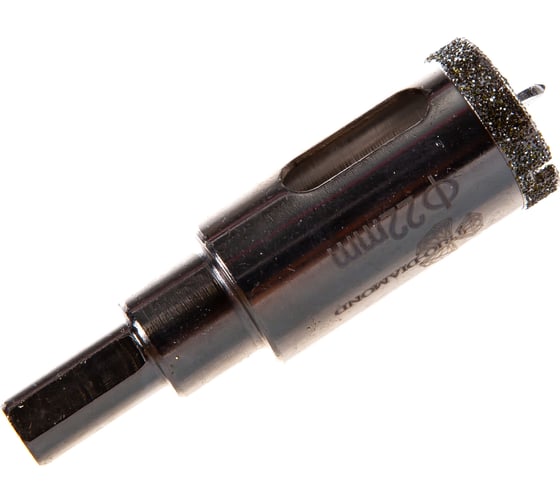 Коронка алмазная по керамике и кафелю с центрирующим сверлом (22 мм) TRIO-DIAMOND 400022