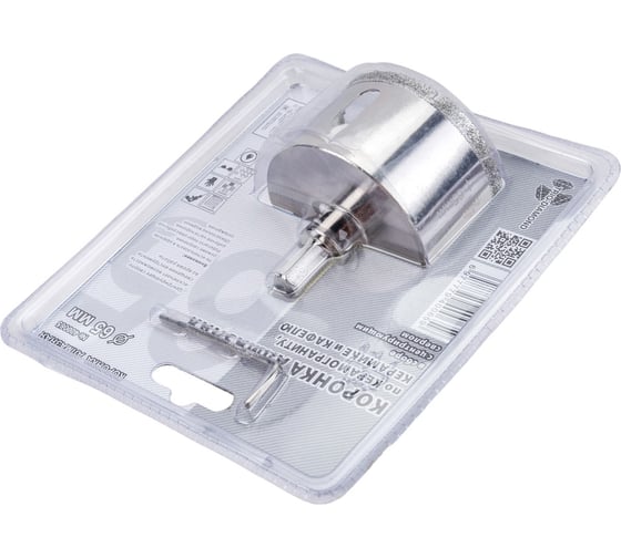 Коронка алмазная по керамике и кафелю с центрирующим сверлом (65 мм) TRIO-DIAMOND 400065
