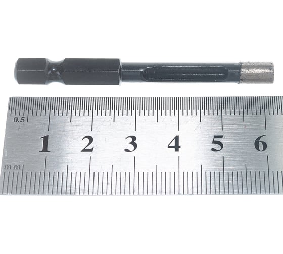 Коронка алмазная по керамограниту, серебряная пайка (5 мм) TRIO-DIAMOND GCB751