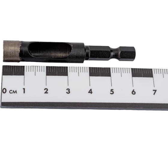 Коронка алмазная по керамограниту, серебряная пайка (10 мм) TRIO-DIAMOND GCB754