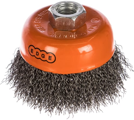 Щетка чашеобразная гофрированная (75 мм; М14) EDGE by PATRIOT 813010002