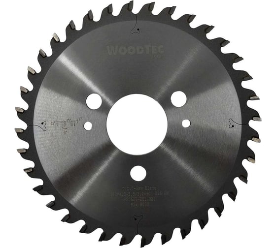Пила подрезная коническая 200x4.3-5.5/3.2x50 мм, Z36 Woodtec ВИ 337387 1