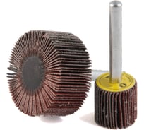 Валик лепестковый со шпинделем (30x10x6 мм; P40) GLOB ЛВШ30x10x6P40