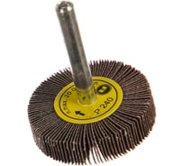 Валик лепестковый со шпинделем (40x10x6 мм; P240) GLOB ЛВШ40x10x6P240