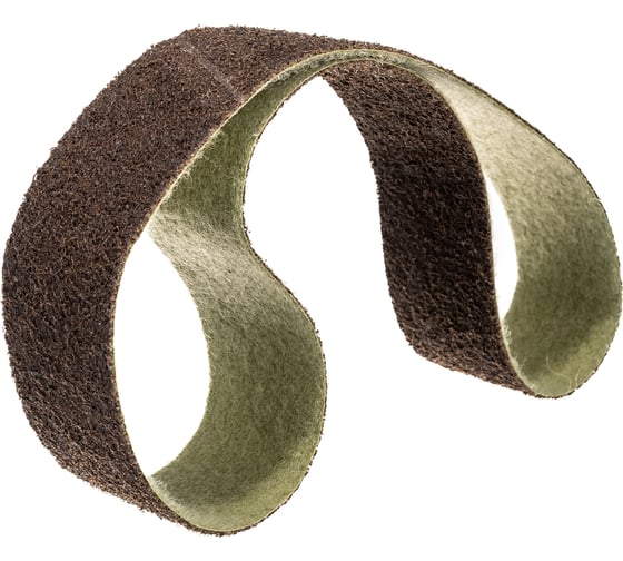 Лента шлифовальная нетканая (70х1250 мм; Р80; коричневая) GLOB НШЛ70х1250 Р80 1