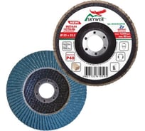 Круг лепестковый торцевой Цирконий 125х22.2 мм, P40, 10 шт SKYWER SK-KLTZ125P40