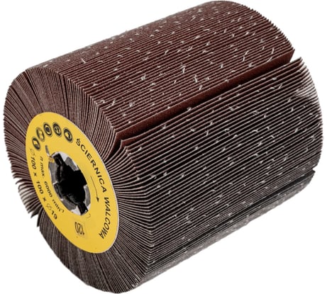 Валик шлифовальный лепестковый на тканой основе (100х100х19 мм; P120) GLOB ШЛВ100х100х19P120