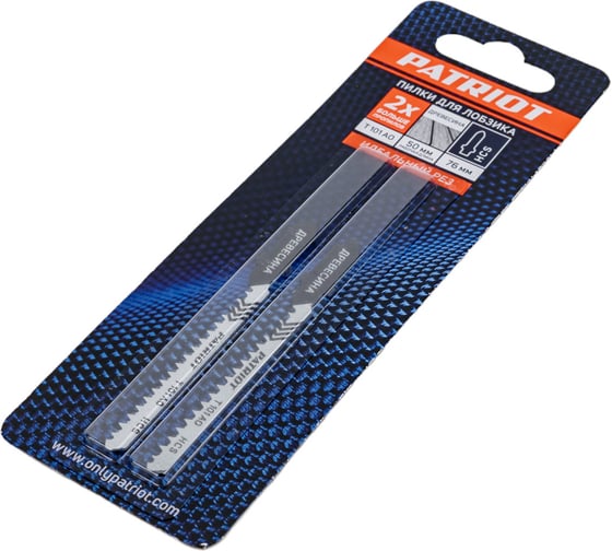 Пилка для лобзика по дереву T101AO (2 шт.) EDGE by PATRIOT 814010004
