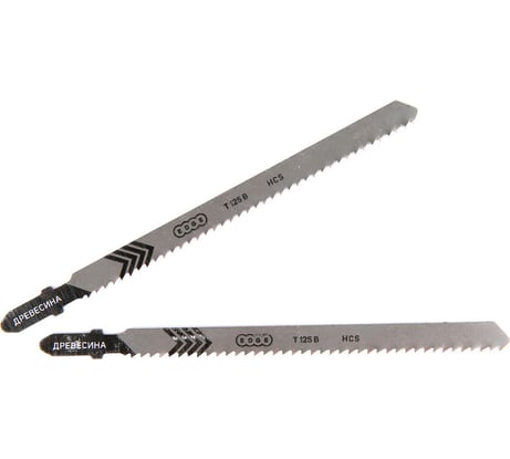 Пилка для лобзика по дереву T125B (2 шт.) EDGE by PATRIOT 814010011