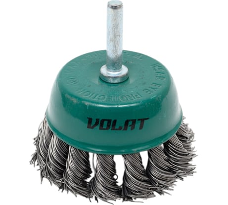 Щетка для дрели чашка косичка 75 мм ВОЛАТ 81020-75
