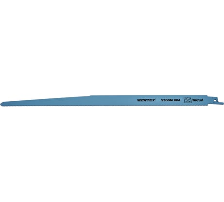 Полотно по металлу S300M 300 мм для сабельной пилы WORTEX SSB3014B0018