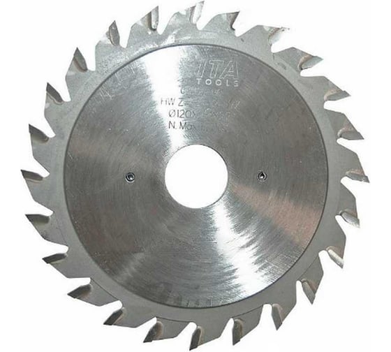Пила подрезная регулируемая 120х2.8-3.6х20 мм, Z=12+12 H4 ITA TOOLS 06-0867