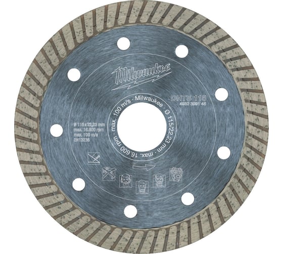 Алмазный диск DHTS 115х22.2 мм Milwaukee 4932399145 1