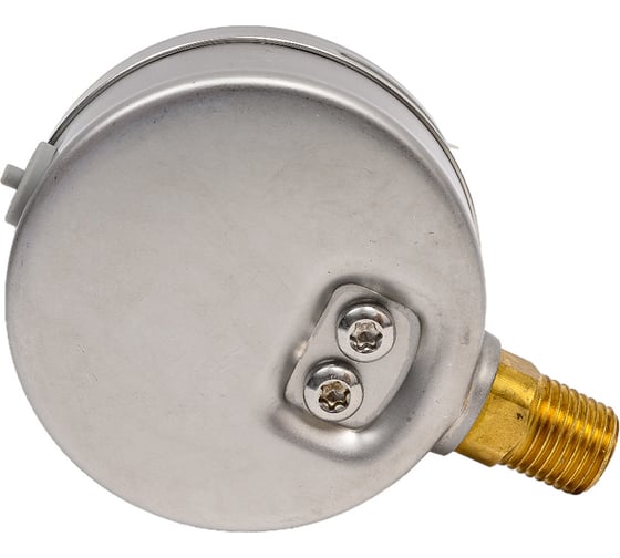 Манометр от 0 до 1 бар из нержавеющей стали, D63 мм, NPT 1/4", штуцер снизу A-Flow G22-S-4N-63A-1bar
