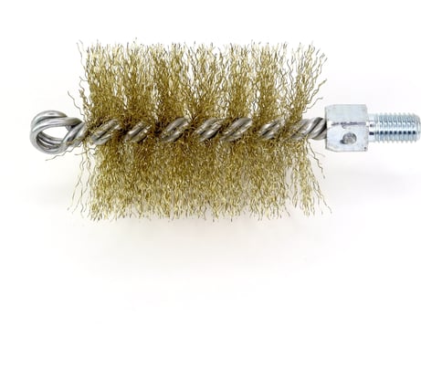 Ерш для очистки котлов, теплообменников, дымоходов SIT д65x95x160 латунированная сталь, 0.30, посадка М12 резьба 1959