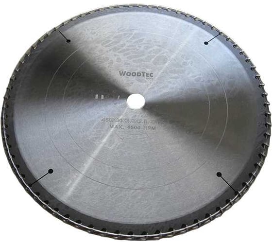 Пила дисковая 450х4/2.8x30 мм, Z72 WZ Woodtec ИН 299136