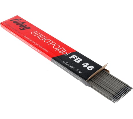 Электрод сварочный с рутилово-целлюлозным покрытием FB 46 (2.5 мм; 1 кг) FUBAG 38601