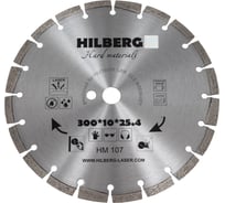 Диск алмазный отрезной Hilberg 300x25.4 Hard Materials Laser HM107