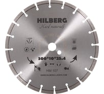 Диск алмазный отрезной сегментный Hard Materials Laser (300x25.4 мм) Hilberg HM107