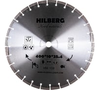 Диск алмазный отрезной сегментный Hard Materials Laser (400x25.4 мм) Hilberg HM109 15622841