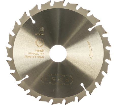 Диск пильный по дереву (185х30/20 мм; Z 24) PATRIOT 810010018