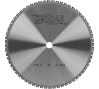 Пильный диск ТСТ для высокоуглеродистой стали (355х25.4 мм) MESSER 10-40-357