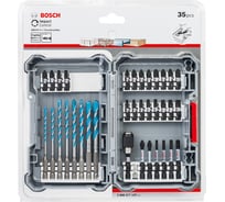 Набор ударных бит и универсальных сверл (кейс L) 35 предметов Bosch 2608577147