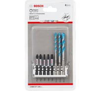 Набор ударных бит и сверл Hex-9 MultiConstruction Impact Control (5-8 мм) 8 шт. Bosch 2608577144