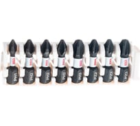 Набор ударных бит Impact Control (PH1, PH2, PH3, PZ2, PZ3; 25 мм) 8 шт. Bosch 2608522323