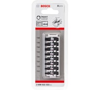 Набор ударных бит Impact Control (T15, T20, T25, T30, T40; 25 мм; 8 шт.) Bosch 2608522322