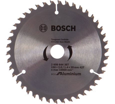 Пильный диск ECO AL (150x20 мм; 42T) Bosch 2608644387